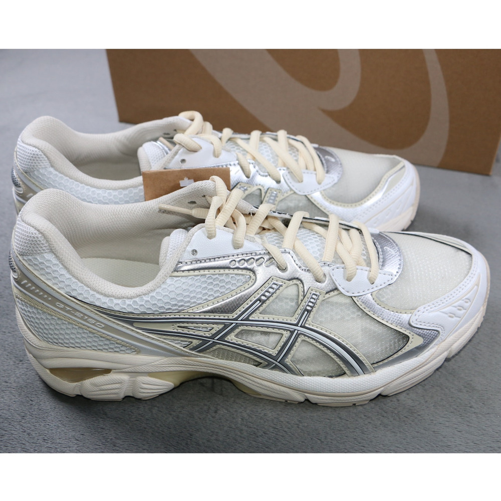 ASICS GT-2160 Above The Clouds Mens Size 6.5 White Silver 1203A655-100 New